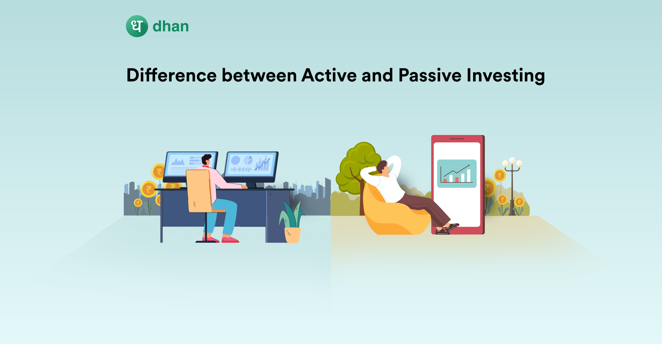 Difference between Active and passive investing