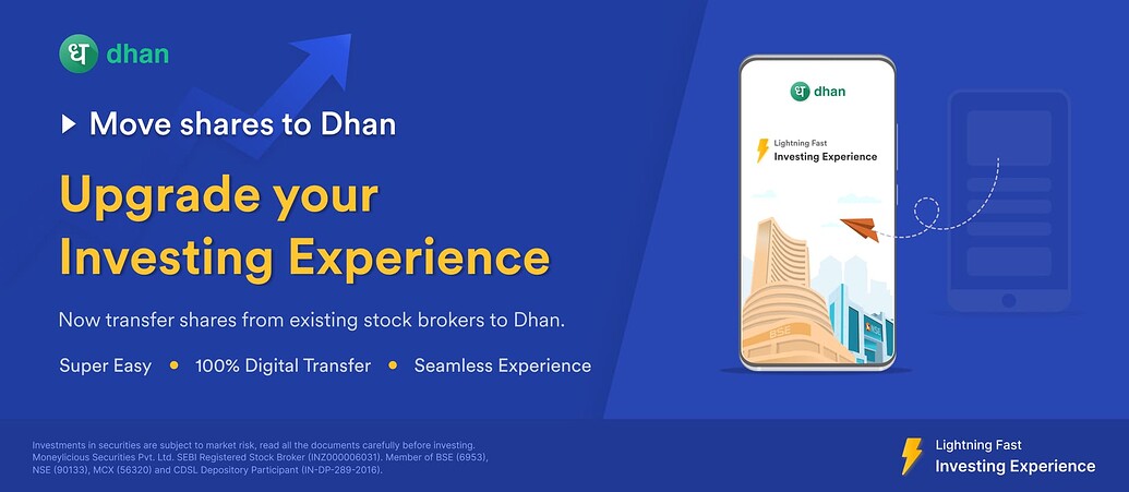 Transfer shares from existing broker to Dhan